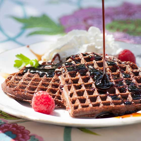 Wonderful Chocolate Waffles