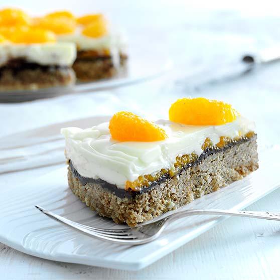 Påskekake med mandarinpannacotta