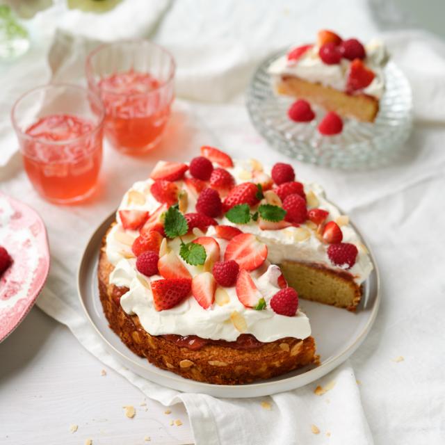 Jordbærkake