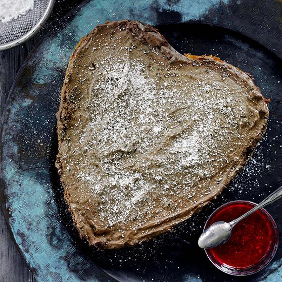 Frossen sjokolademoussekake 