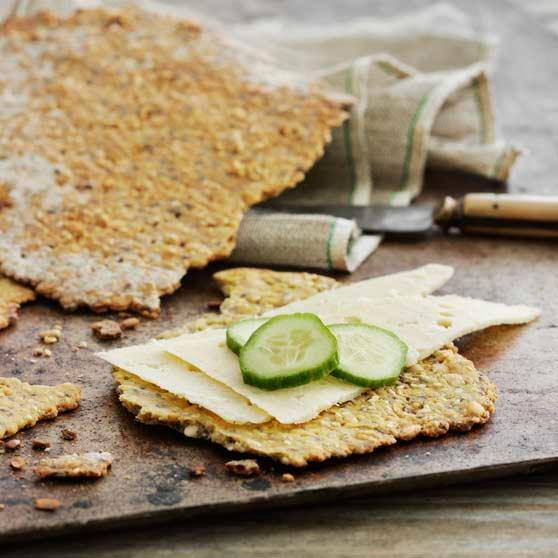 Glutenfritt helseknekkebrød