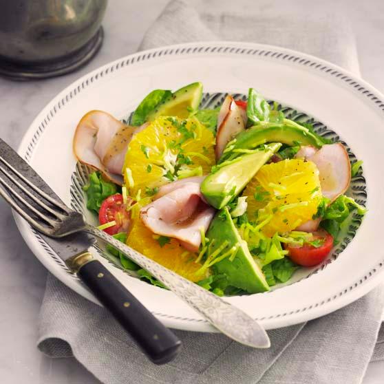 Appelsin- og avokadosalat