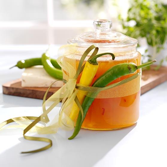 Pæremarmelade med safran og chili