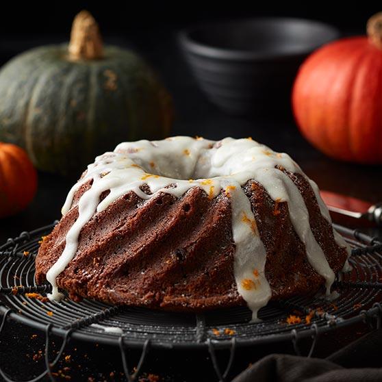 Chocolate and pumpkin cake