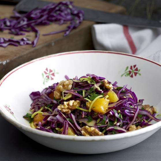 Rødkålsalat med appelsin