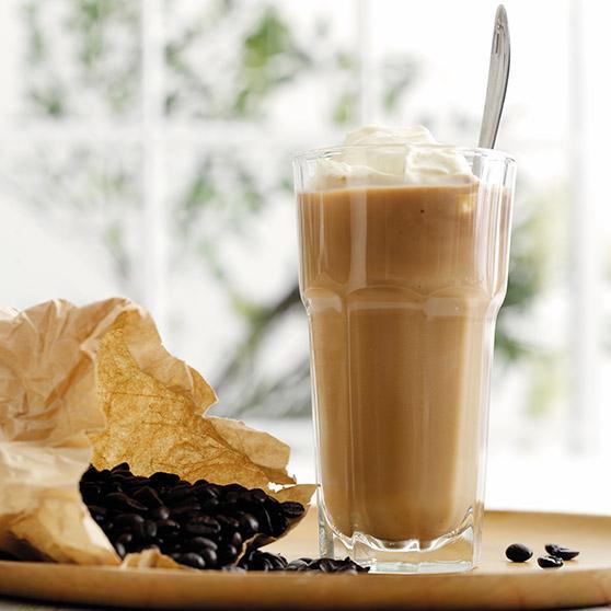 Kaffe-banan-shake