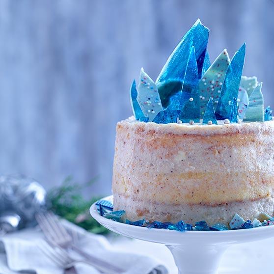 Naked Frozen Cake